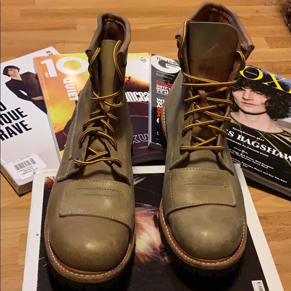 Blonde leather TIMBERLAND boot!